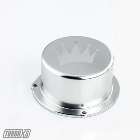 Wrx Turbo Back - Turbo XS 15-16 Subaru WRX Billet Aluminum Vacuum Pump Cover - Silver