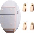 thumbnail image 5 of Manija de cuero 8 piezas Manijas de gabinete de cuero Manijas de armario para accesorios de decoración de muebles exquisitos con accesorios de tornillos TUNC  Sencillez, 5 of 5