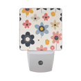 thumbnail image 6 of Yayeee LED Plug in Night Light for The Home with Auto Dusk to Dawn Light Sensors, 2 Pack, Beige Retro Flower, 6 of 6
