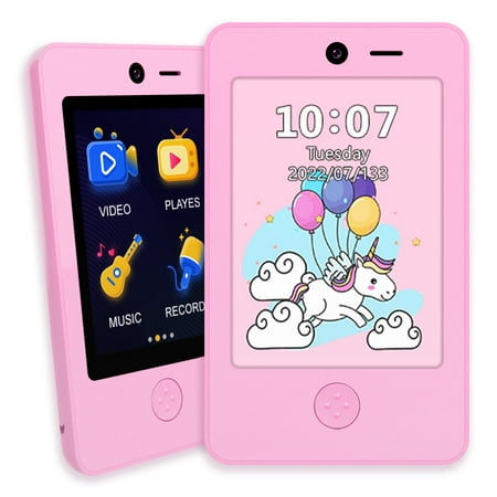 Hewitto Kids Toys Phone ,Touchscreen Kids Electronic Learning Toy,For Boys & Girls Age 3-9 Birthday Gifts - Pink