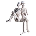 thumbnail image 1 of PEONAVET Skeleton Resin Halloween Resin Skeleton Ornament Skeleton with Connotation, 1 of 1
