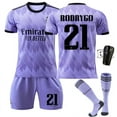 thumbnail image 2 of 2223 Real Madrid Away Purple Purple No. 9 Benza 14 Champions Memorial Edition 20 Veninus 10 Modric, 2 of 16