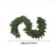 thumbnail image 3 of Artificial Pine Needle Garland | Christmas Rattan Simulation Greenery | Soft Gel Handle | Realistic Plastic Vines | 300cm/118in | Indoor Outdoor Holiday Wreath Decor | 1 Piece, 3 of 9