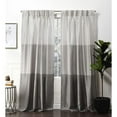 thumbnail image 2 of Exclusive Home Curtains Chateau Light Filtering Pinch Pleat Curtain Panels, 84" Length, Taupe, Set of 2, 2 of 10