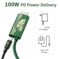 thumbnail image 2 of USB C to DP Adapter Cable for TypeC to DP Conversion Cable Replace for OLED Dock, 2 of 5