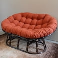thumbnail image 2 of Blazing Needles 78-inch by 58-inch Solid Twill Double Papasan Cushion  93304-78-TW-ML, 2 of 2
