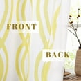thumbnail image 3 of Haperlare Valance Curtains for Window Kitchen Curtain Valances Short Bathroom Curtains Small Window Tier Curtain Valance Cafe Curtain Valance, 52" x 15" Yellow, 3 of 5