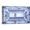 thumbnail image 1 of ARTCANVAS Violet Purple Emerald Cut Diamond Jewel Canvas Art Print - Size: 12" x 8" (0.75" Deep), 1 of 9