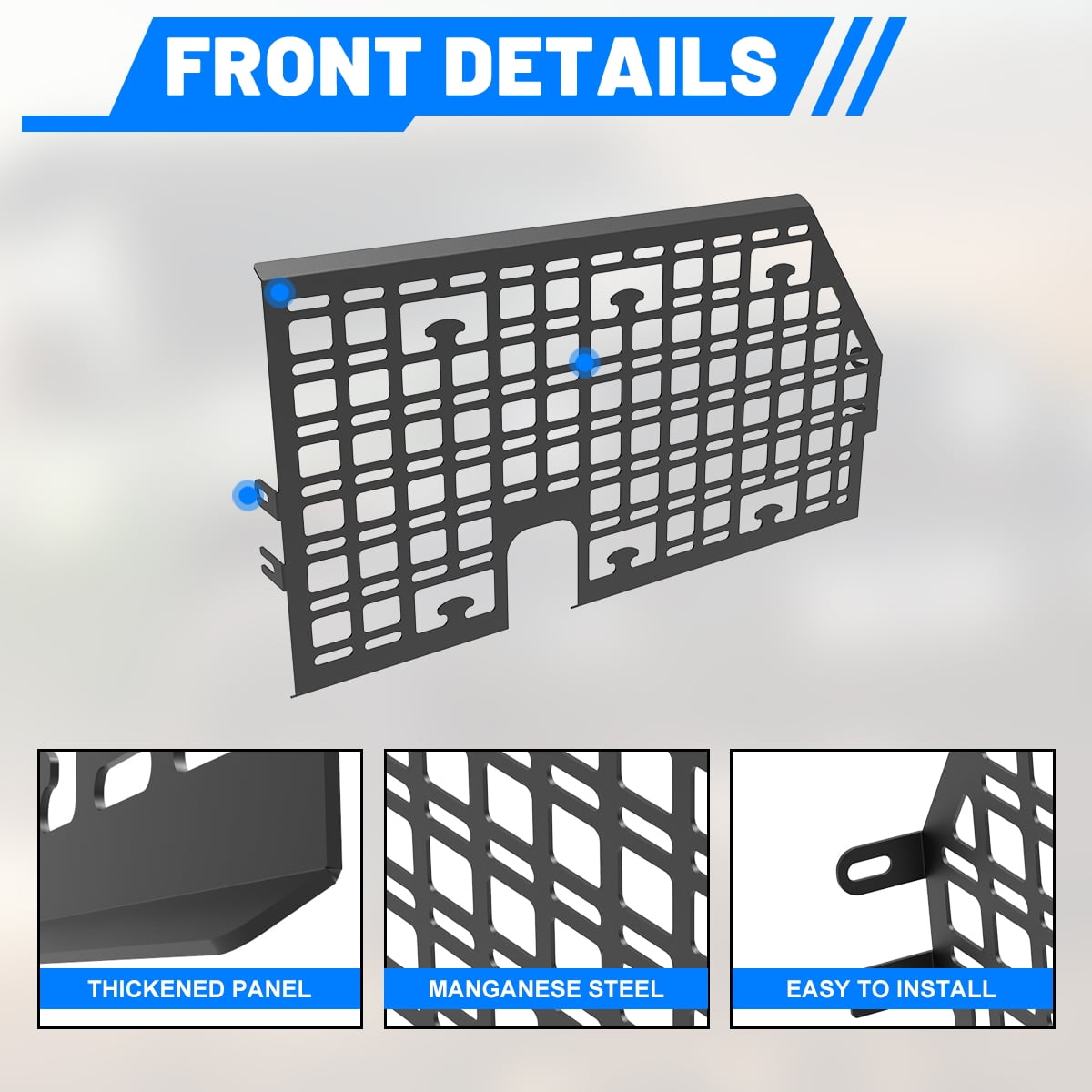 Molle Panels Fit for Toyota Tacoma 2024 2025 2026,Heavy Duty Steel Under the Rear Driver's Side Seat Molle Panels