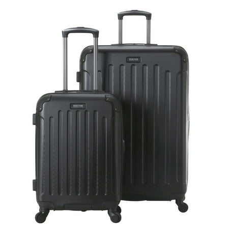 Kenneth Cole Reaction 20? and 28? ABS Expandable 4-Wheel Two Piece Luggage Set Black