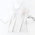 thumbnail image 4 of White Women's Tanks, Women'S Vest Pure Color Tube Top Camisole With Chest Pad Top Women'S Summer Inner Wear Anti Light Wrap Chest Vest,Women's Tanks & Camis XXL, 4 of 9