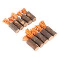 thumbnail image 4 of 10 palitos para masticar conejos, comestibles, seguros, previenen piedras urinarias, cobayas decorativas, juguetes para masticar para hámster, conejito, tipo cáscara de maíz naranja, 4 of 5