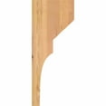 thumbnail image 3 of 3 1/2"W x 8"D x 20"H Monterey Smooth Corbel, Western Red Cedar, 3 of 9