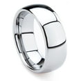 thumbnail image 1 of Andrea Jewelers Tungsten Carbide 8MM High Polished Comfort Fit Domed Wedding Band Ring Sz 8.0, 1 of 4
