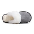 thumbnail image 6 of Yindaity Women House Slippers Women's Comfy Fuzzy House Slipper Slip on Warm Style Indoor Outdoor Grey,9, 6 of 6