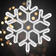 thumbnail image 1 of Luces de cuerda de eléctricas IP65 Impermeable Flexible en apariencia de estrella Lámparas de hadas de linterna LED de 20 pulgadas para parque blanco Soledad Luces de copo de nieve, 1 of 9