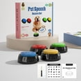thumbnail image 3 of iPawspace Voice Recording Buttons for Pet Communication Buzzer 30 Seconds Record Dog Talking Training Buttons Set with Stickers, 3 of 6