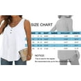 thumbnail image 5 of MOSHU Plus Size Tank Tops for Women Henley Sleeveless Shirts Summer Button Down Womens Tops, 5 of 7