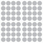 WallPops Metallic Silver Confetti Dots Set