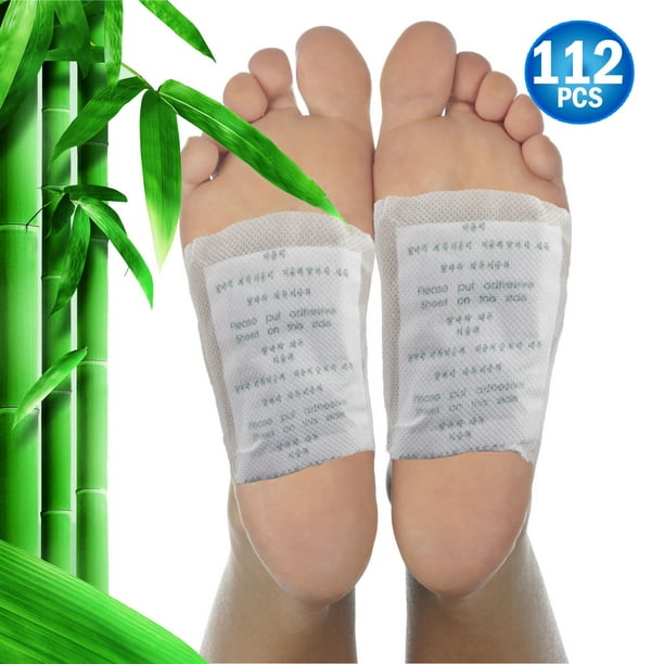 Japanese Foot Cleanse Detox Pads 112pc Natural Cleanse for Feet