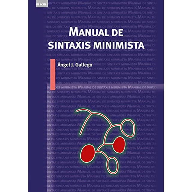 MANUAL DE SINTAXIS MINIMISTA AKAL Pasta Blanda