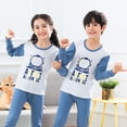 thumbnail image 2 of Ensemble de Pyjamas pour Enfants, Chandail à Col Rond, Vêtements de Nuit pour Filles de 8 à 9 Ans, 2 of 5