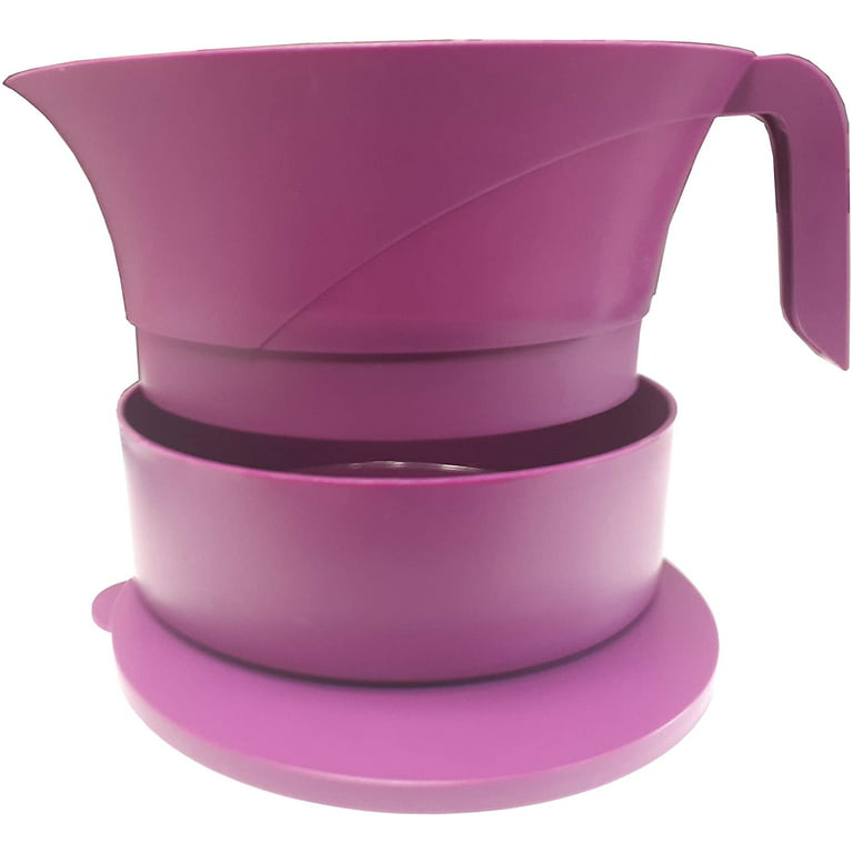 Tupperware Bowl Strainer Set 3pc Purple 