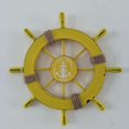 thumbnail image 1 of BAMAIA Nautical Beach Wooden Boat Ship Steering Wheel Fishing Net Shell Home Wall Decor, 1 of 8