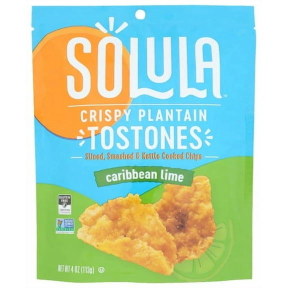 (Pack of 12) Solula Tostones Caribbean Lime 4 oz