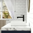 thumbnail image 6 of Undermount/Countertop Bathroom Sink, White Sink Undermount/Countertop Bathroom Sink, Porcelain Ceramic Lavatory Bathroom Vanity Sink with Overflow, 6 of 8