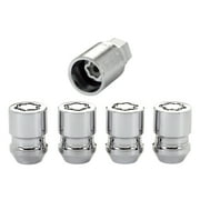 McGard 24157 Chrome Wheel Locks, M12 x 1.5 Thread, Set of 4 Locks + 1 Key 2021 Toyota RAV4