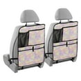 thumbnail image 2 of Pastel hearts seamless pattern 160 Pack Kick Mat Back Seat Protector With Storage Pockets, Universal Car Seat Back Organizer For Pets, Waterproof Backseat Protector For Most Car, 2 of 5