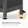 thumbnail image 5 of Vantic 75-90 Gallon Fish Tank Stand with Cabinet, Heavy Duty Metal Large Aquarium Stand for Accessories Storage, Reptile Tank Turtle Terrariums Table, 1000+ LBS Capacity, 58.9"x19.7"x32.6" H, Black, 5 of 8