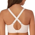 thumbnail image 4 of Ellen Tracy Super Soft Wirefree Smooth Microfiber Comfort Bra (White/Pink, S), 4 of 5