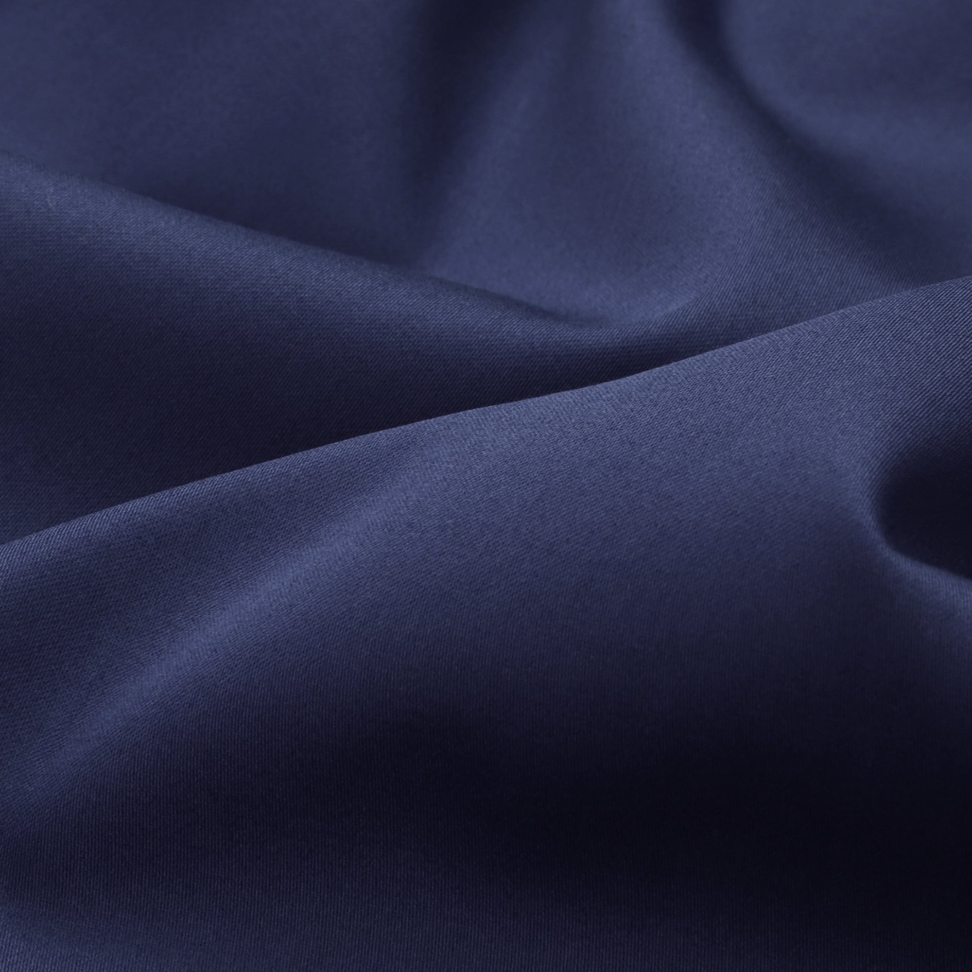 Unique Bargains Pillowcase Set of 2, Cotton with Envelope Navy Blue Standard