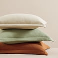thumbnail image 5 of Amberspace Prewashed fabric 7-piece Bed in a Bag Comforter Set with Sheets,Sage green,Queen, 5 of 9