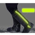 thumbnail image 3 of GOOHOCHY Cubierta de zapatos impermeables Tela de Oxford Cubierta de botas de lluvia de alta nieve Cubierta de zapatos reflectante para hombres Mujeres (Negro, L), 3 of 7
