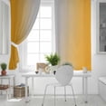 thumbnail image 5 of Fsddascl Orange Grey Ombre Blackout Curtains for Bedroom/Living Room, Thermal Insulated Kitchen Curtains, Gradient Contemporary Abstract Art Grommet Darkening Window Treatment Drapes 42"x63"x2, 5 of 8