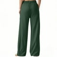 thumbnail image 3 of Juslio Womens Sweat Pants High Waist with Pockets Casual,Elastic Waist Linen Linen Pants 2XL, 3 of 9
