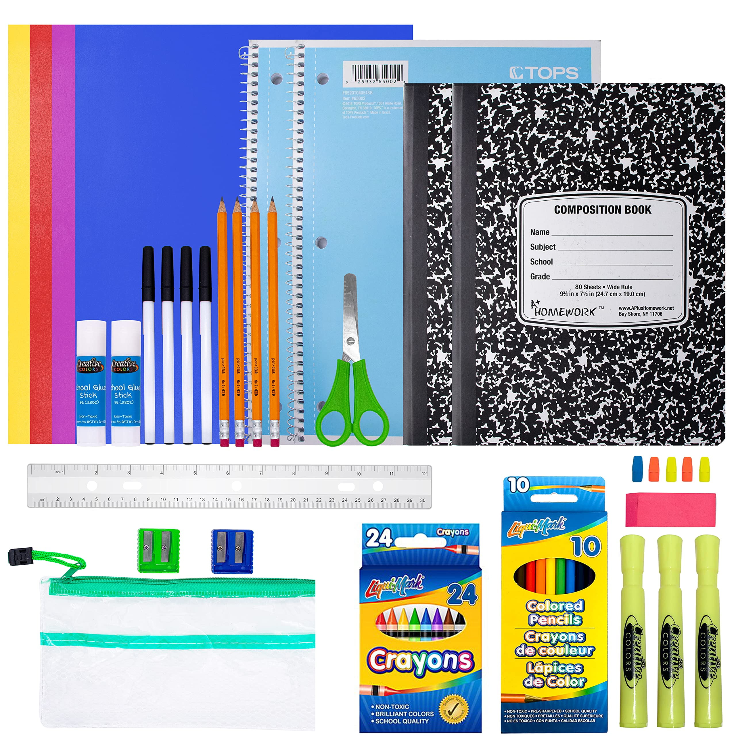 School Supplies for Kids Back to School Supply Box Supplies for Girls