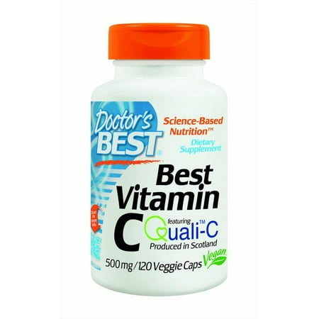 Doctor's Best Vitamin C 500 mg, Capsules, 120 Ct