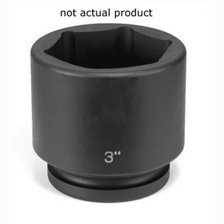 Grey Pneumatic 1" Drive x 1-15/16" Standard Socket