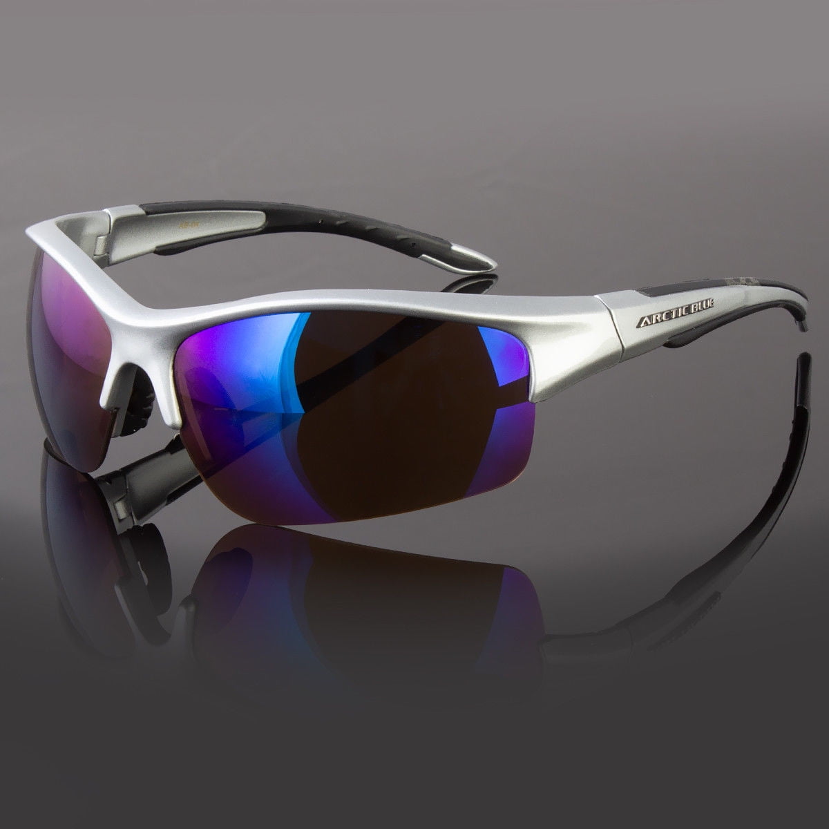 SPORT WRAP HD DRIVING VISION SUNGLASSES Blue Lens HIGH DEFINITION