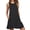 Black, variant on Women's Full Size Round Neck Sleeveless Dress with Pockets 95% rayon and 5% spandex for Everyday Casual Comfort