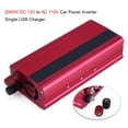 thumbnail image 4 of 12V To 110V Car Inverter, Short Circuit Protection Durable Low Noise Power Inverter  For Auto DVD Player Camera Laptop, 4 of 8