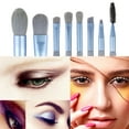 thumbnail image 3 of 8PCS Makeup Cosmetic Brushes Kit Set Blush Brush / Foundation Brush / Eye Shadow Brush / Halo Dye Brush / Nose Shadow Brush / Eyebrow Brush / Lip Brush / Eyelash Brush for Beginner Salon Show, 3 of 8