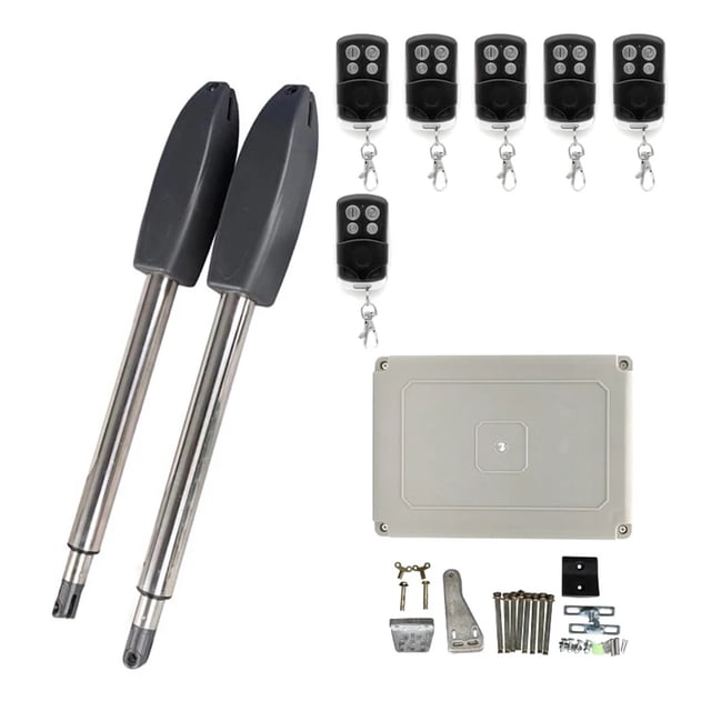 400KG Automatic Electric Swing Gate Opener Kit Pull Arm Drive Swing Door Operator Motor Actuator Multi Remote Control Optional ,Easy to Install