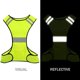 thumbnail image 3 of Chaleco reflectante, chaleco de seguridad reflectante ajustable de alta visibilidad, tamaño universal, para bicicleta, motocicleta, ciclismo, correr y trotar (amarillo neón) (1 pieza), 3 of 5