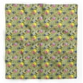 thumbnail image 1 of Bimba Green Circle & Triangle Geometric Printed Pure Silk Scarf Neck Wrap Summer Hair Bandanas For Women 40 x 40 Inches, 1 of 6