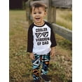 thumbnail image 2 of 18-24 Months Toddler Boy Clothes Baby Boy Winter Clothes Letter Printing Long-Sleeved Tie-Dye Pants Fall Boys Clothes 2PCS Set 18-24 Months, 2 of 7